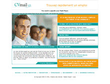 Tablet Screenshot of cvmail.fr